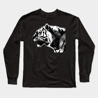 Tiger Cat Lion Zoo Wild Long Sleeve T-Shirt